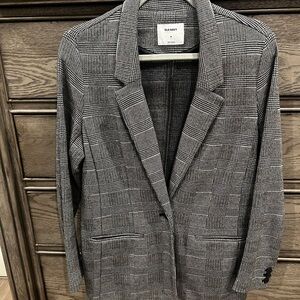 NWOT Old Navy Stretch Plaid Blazer